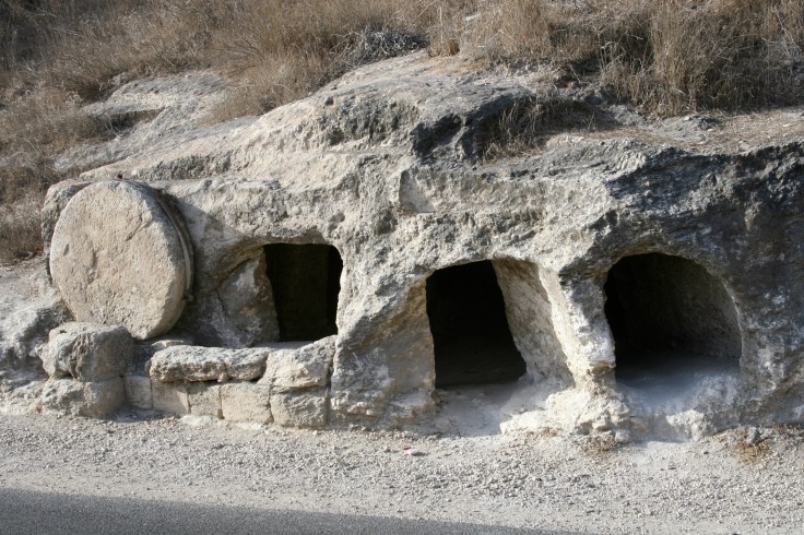 A first century tomb in Israel. Photo by Joelle Chilcott.