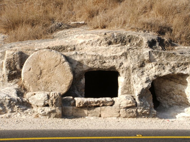 First century tomb in Israel. Photo by Olga Shaffer