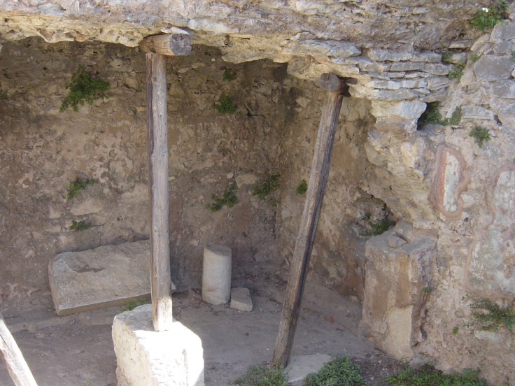 Traditional site of prison in Philippi where Paul and Silas were held. Photo by Lisa Plymale
