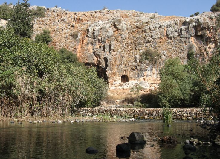 Temple of Pan in Banias Park. Photo by Olga Shaffer
