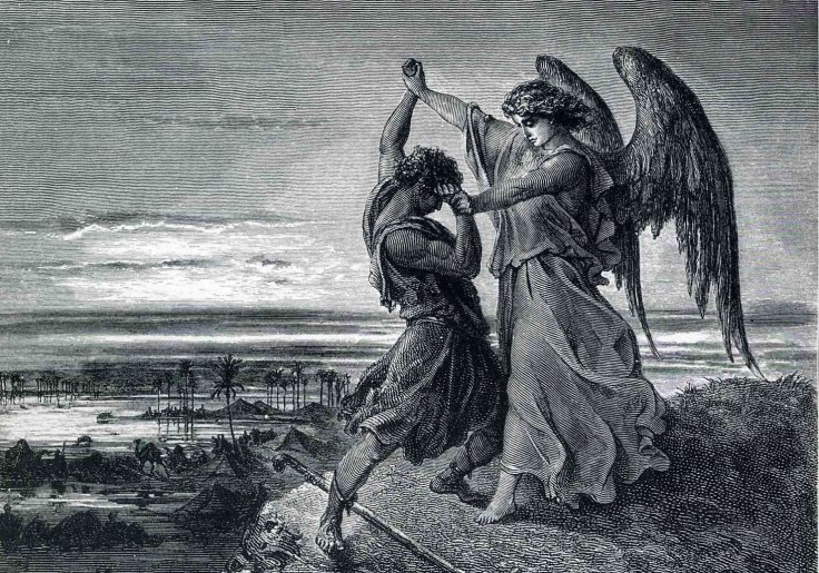 "Jacob Wrestling with the Angel" by Gustave Doré