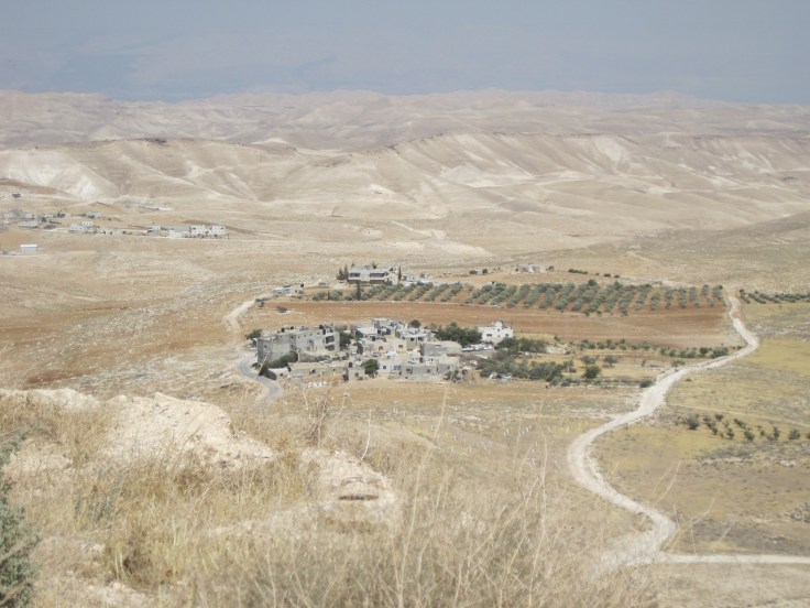 A village, about the size of Bethlehem in Jesus' day, as seen from the top of the Herodium. Photo by Olga Shaffer.